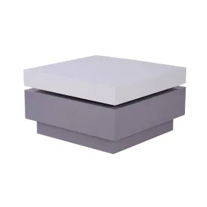 FALON White & Gray Coffee Table