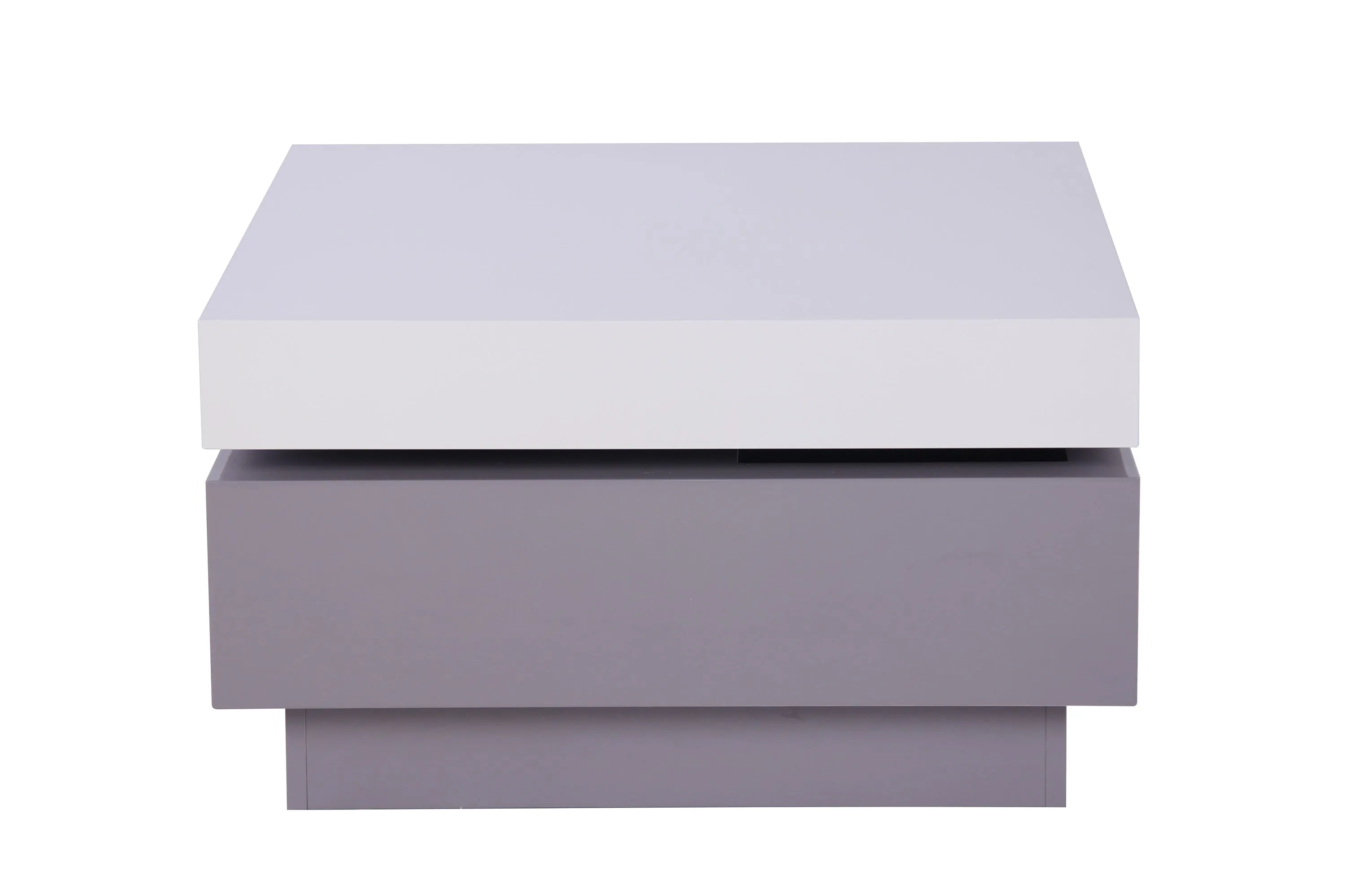 FALON White & Gray Coffee Table