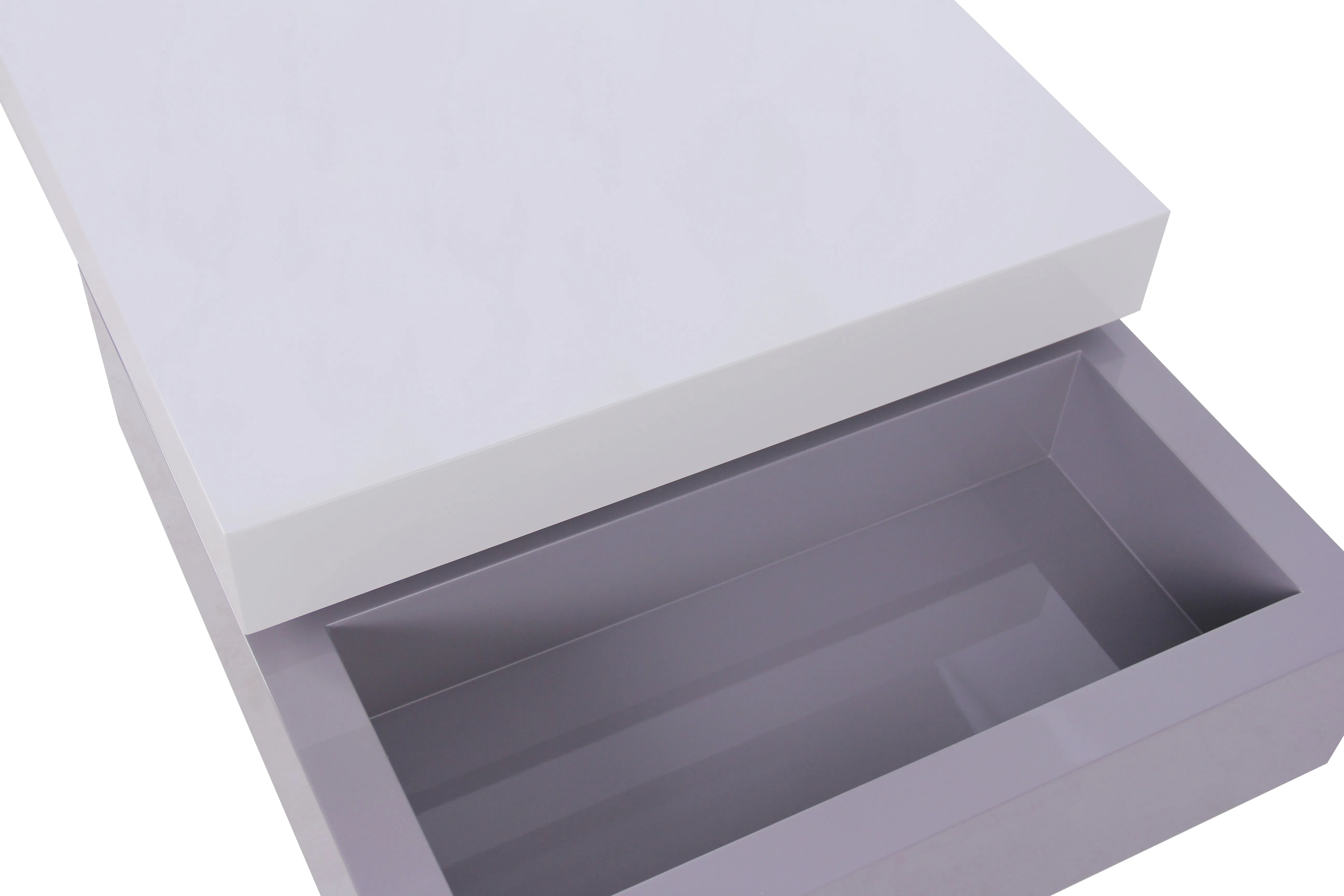 FALON White & Gray Coffee Table