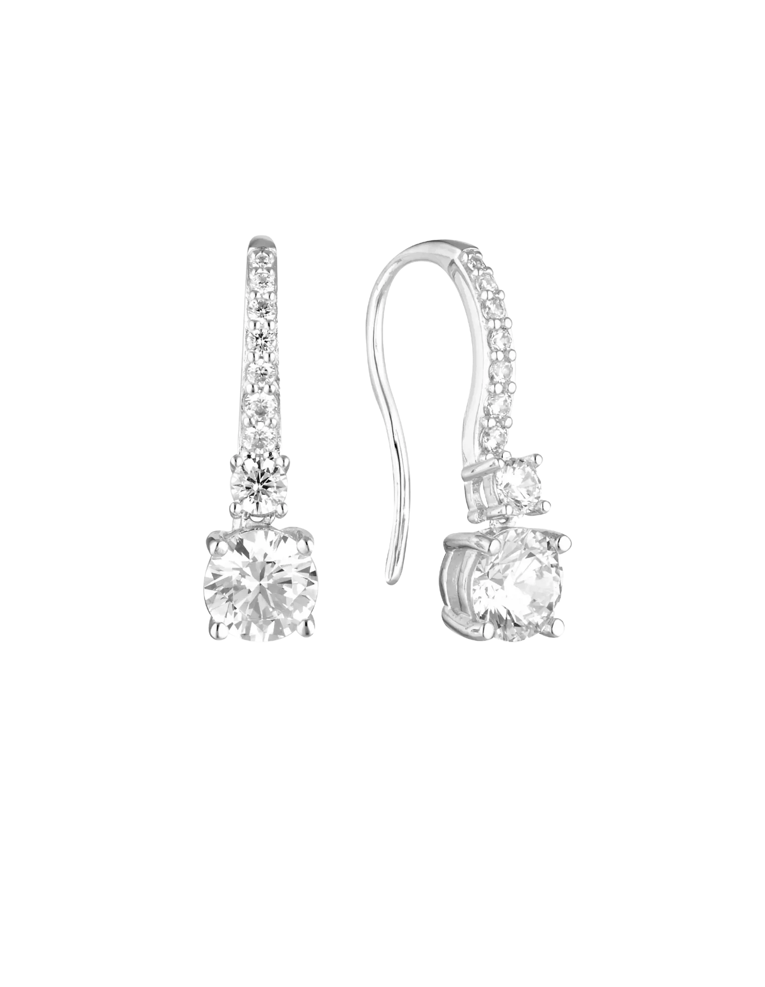Georgini Iconic Bridal Daphne Earrings - Silver