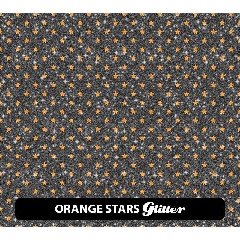 Halloween Glitter Patterned HTV (12" x 12")
