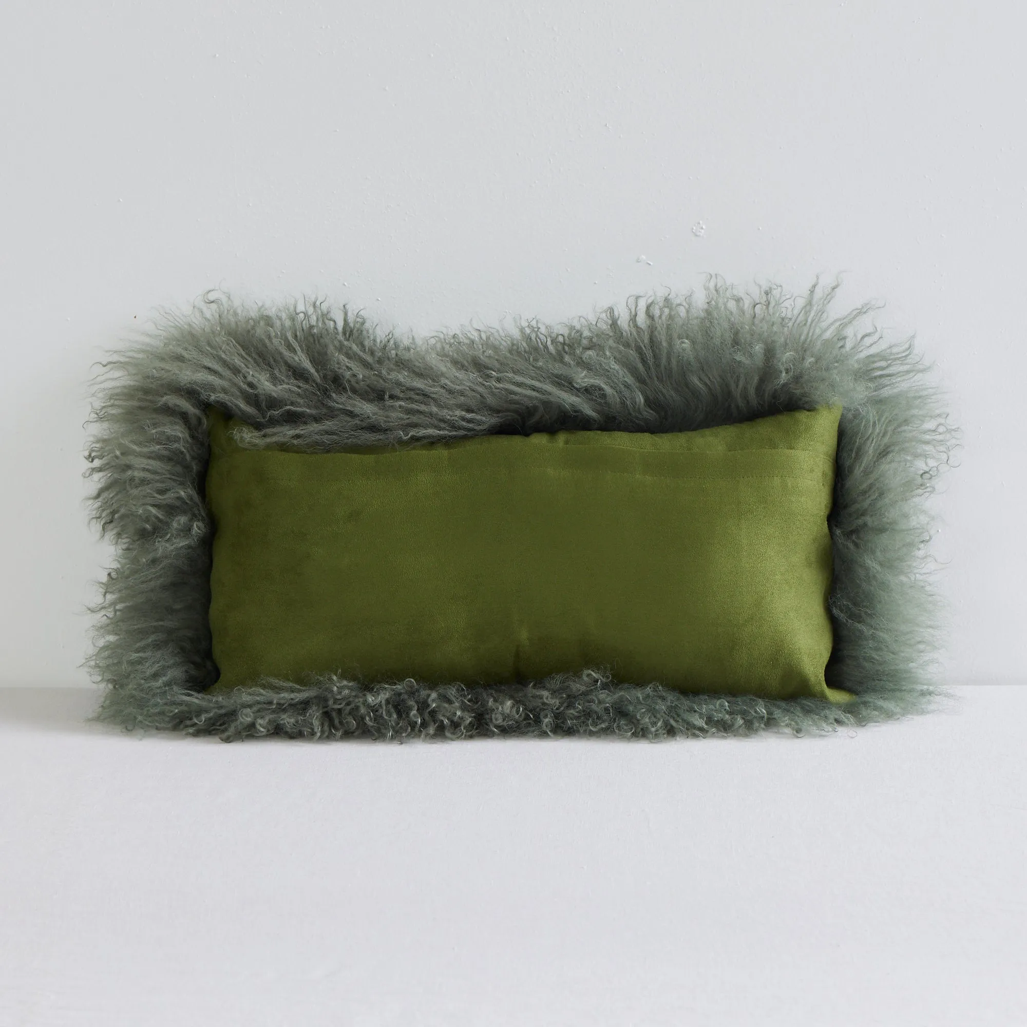 Lambie Cushion - Olive - 25x50cm