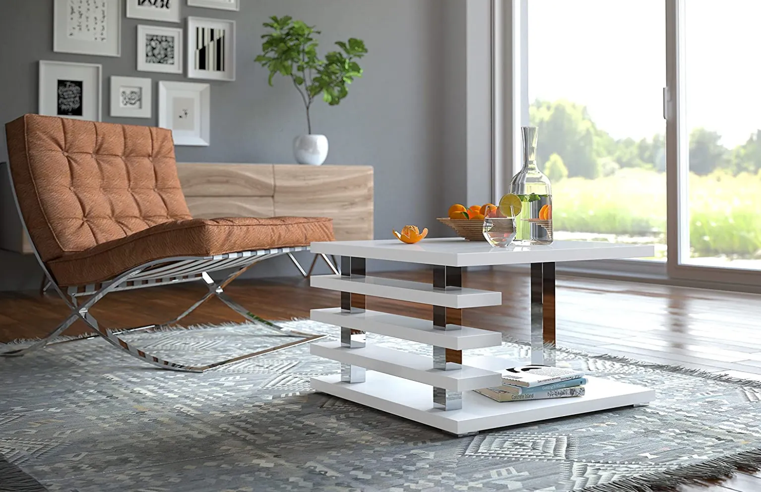 MELIA White Coffee Table