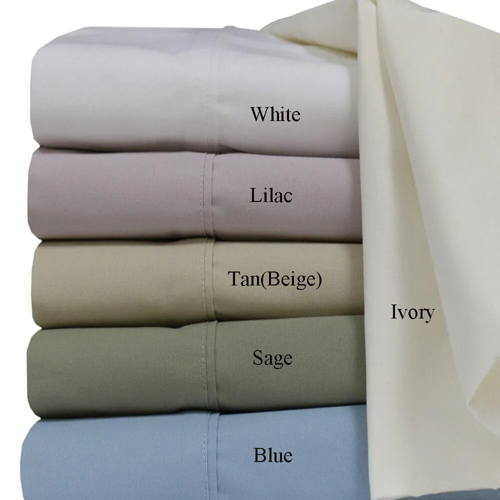 Percale Sheet Sets - 15 Inch Pockets
