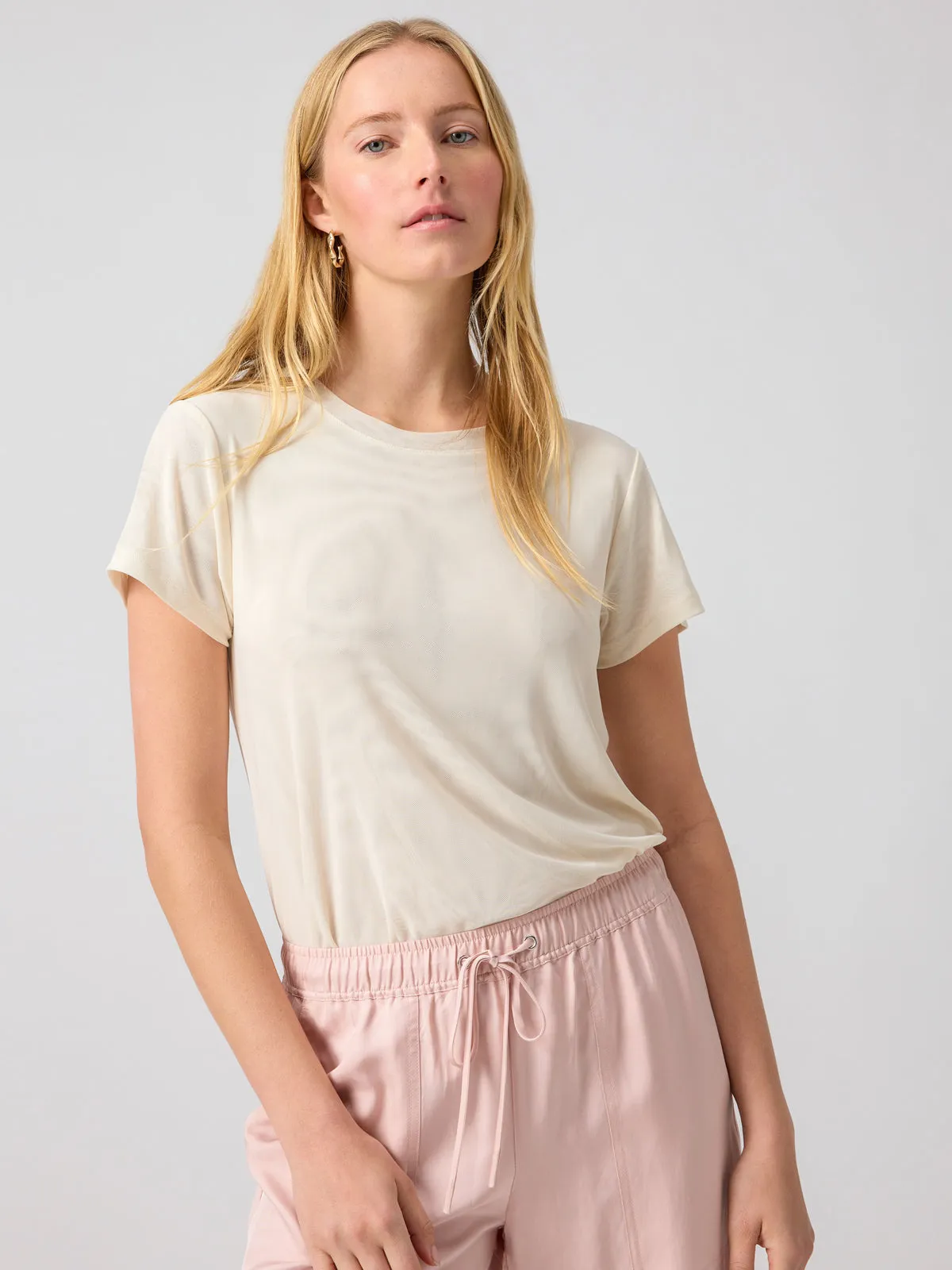 Perfect Mesh Tee Birch