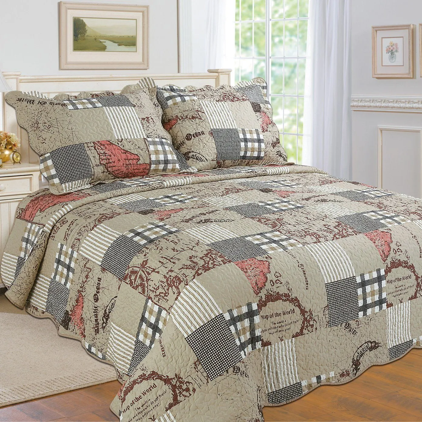 Tradition Premium Printed Reversible Quilt Sets - Assorted Styles