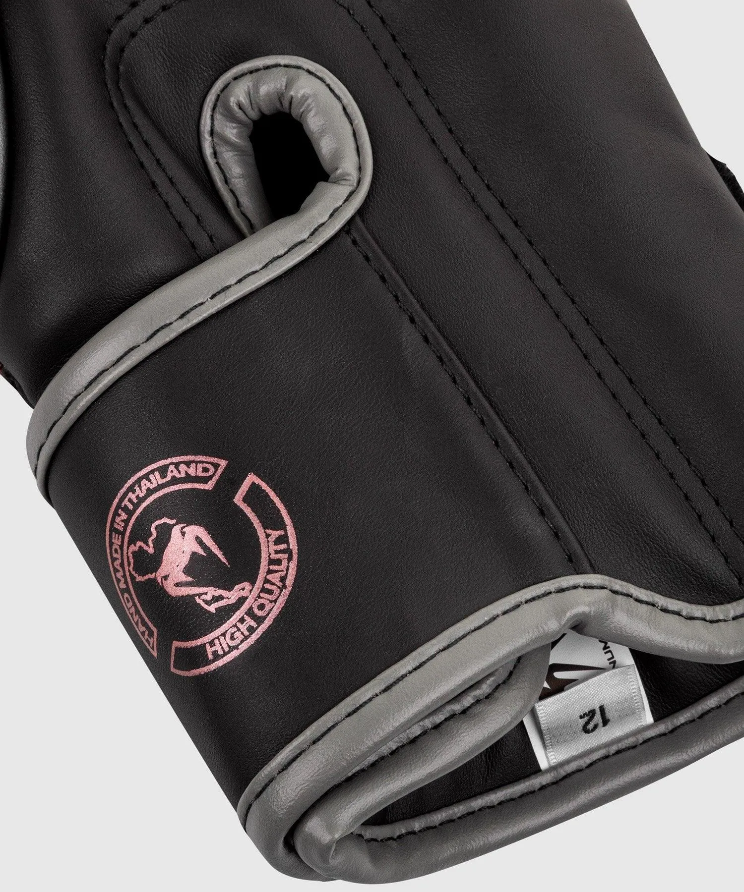 Venum Elite Boxing Gloves - Black/Pink Gold