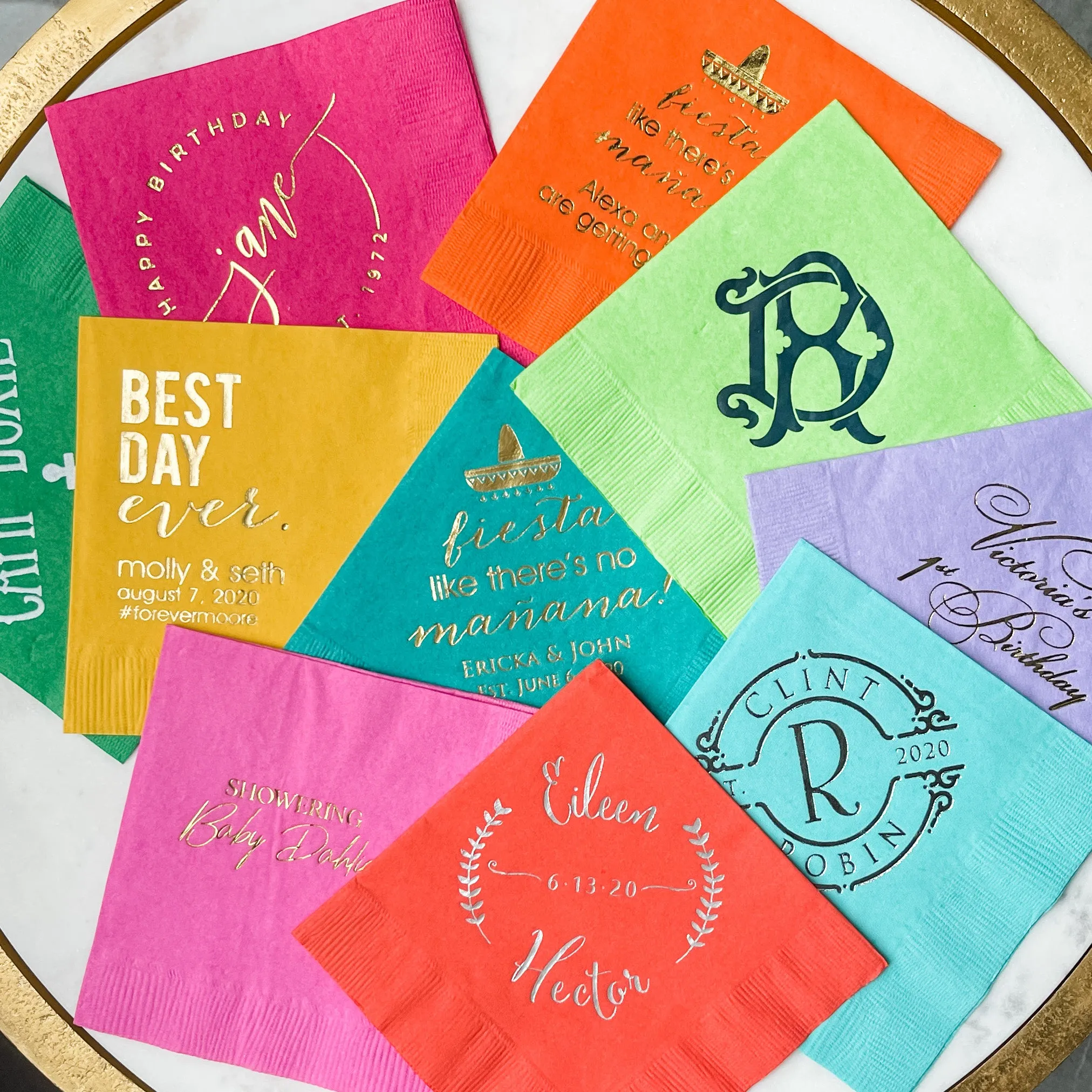 Vibrant 3Ply Event Napkins