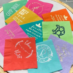 Vibrant 3Ply Event Napkins