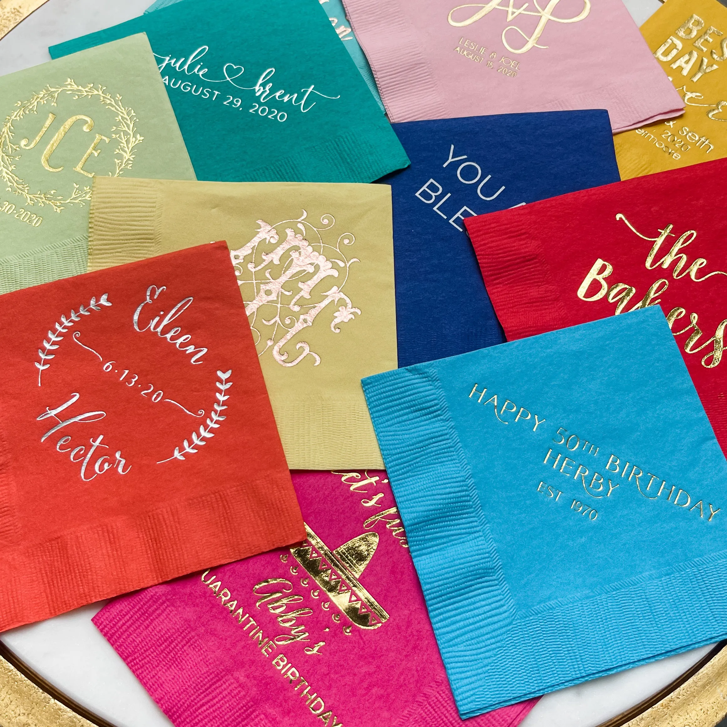 Vibrant 3Ply Event Napkins