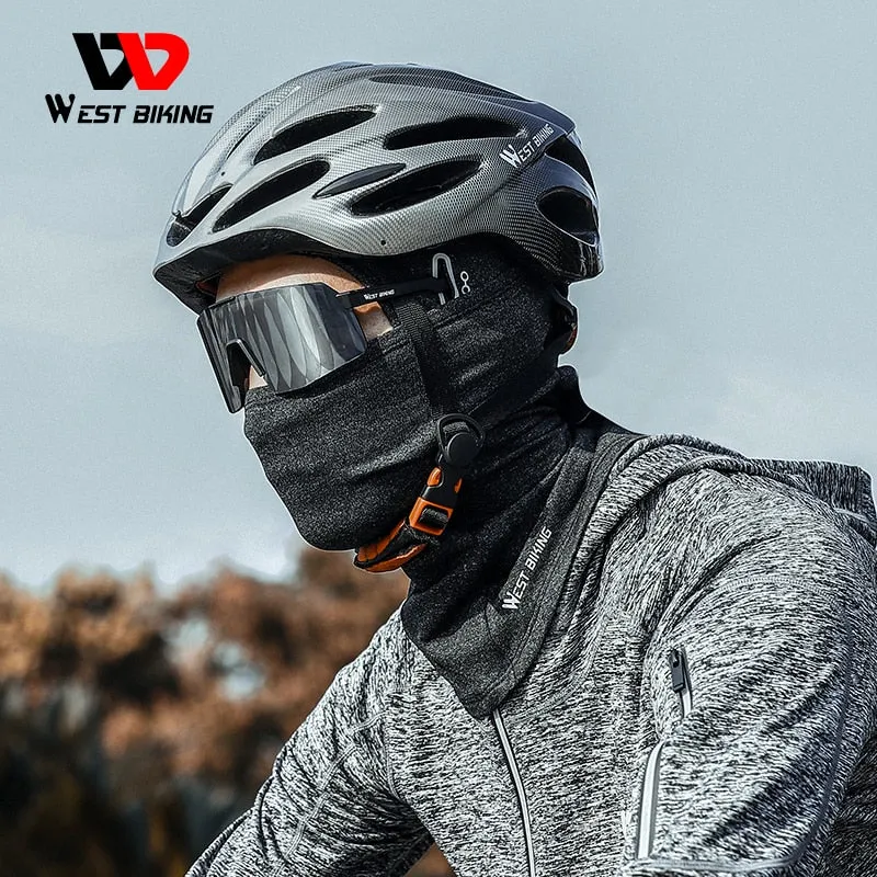 Winter Fleece Cycling Cap Warm Windproof Balaclava Men Women Sport Scarf Ski Bicycle Motorcycle Running Neck Warmer