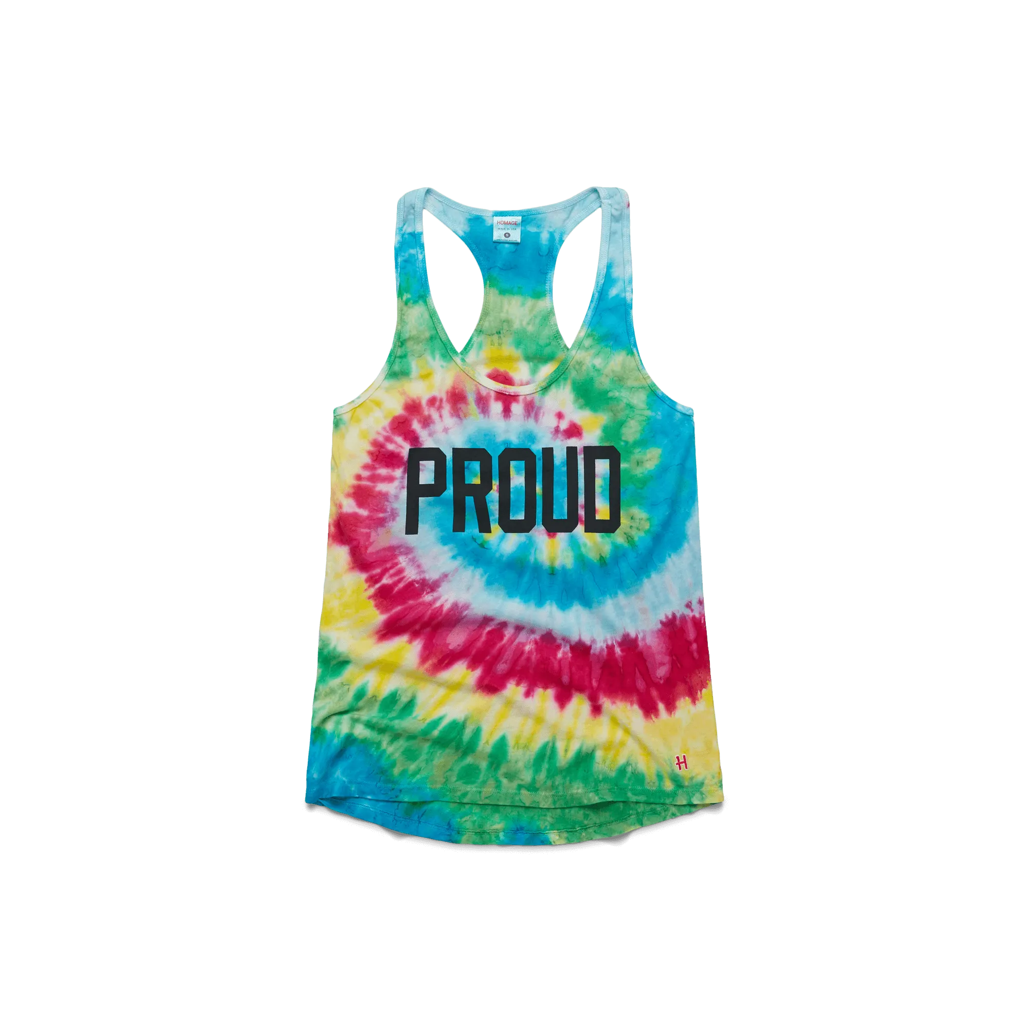Women's PROUD Tie-Dye Racerback